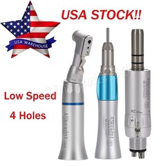 NSK Style Dental Slow Low Speed Handpiece Straight Contra Angle Air Motor 4/2H