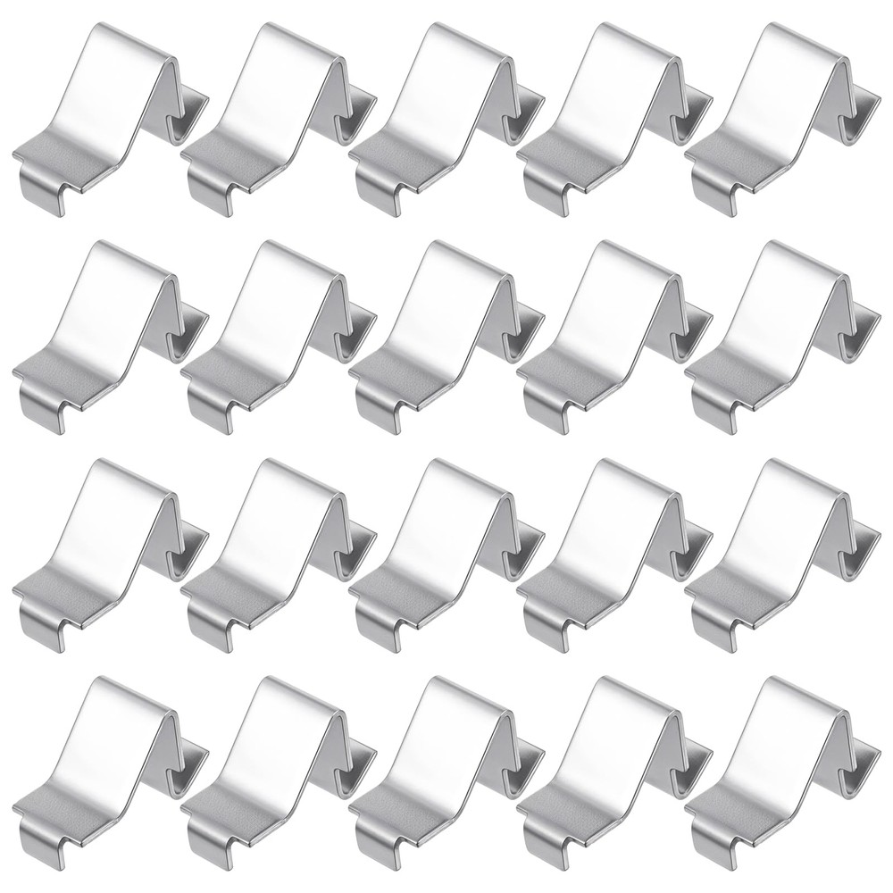 20 Pcs Heavy Duty Metal Shelving Brackets Clips Cabinet Shelf Clips Adjustable