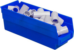 30120 Plastic Shelf Bins, Heavy Duty Storage Bins for Garage, Closet, and Drawer