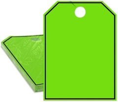 Versa Tags Blank Border Rearview Mirror Hang Tags 50 Pack Hang Tag 8.5″ X 11.5″
