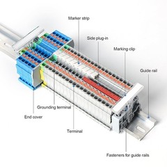High-Quality PA66, Lightweight Design Terminal Blocks