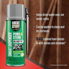 GREAT STUFF Pond and Stone 12-oz Smart dispenser Indoor/Outdoor Spray Foam