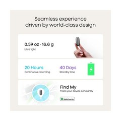 Plaud NotePin Voice Recorder, AI Voice Recorder, App Control, AI Notetaker, A…