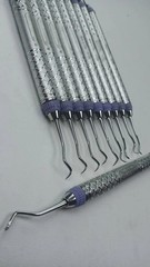 Hu-Friedy S204S9E2 EverEdge 2.0 #204S Double End Sickle Scaler #9 Handle