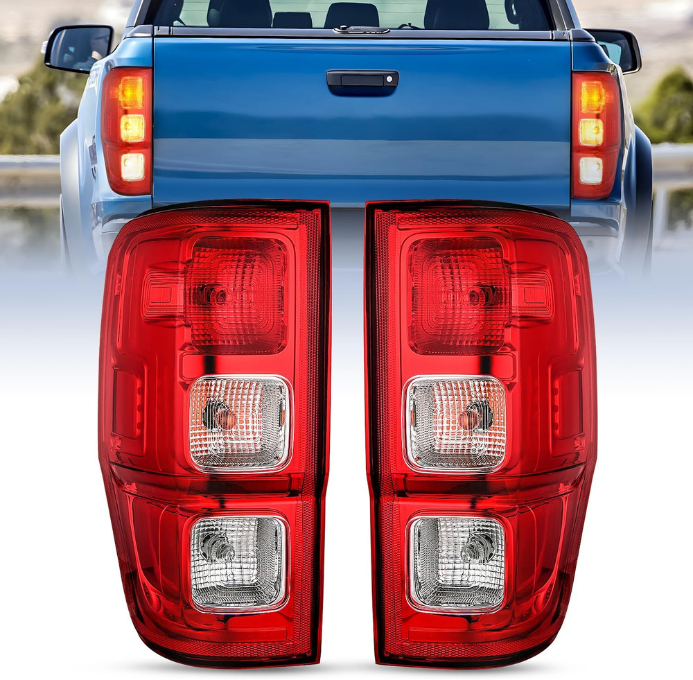 Tail Light Assembly Compatible with 2019 2020 2021 2022 2023 Ford Ranger XL W/O