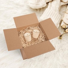 Pack of 6 Corrugated Packing Boxes 6x6x6 Inches – Lightweight & Reliable