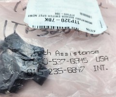 Momentary Rocker Switch 1TP320-7BK SPST 1TP8-7 New # 2TP320-7BK 472799