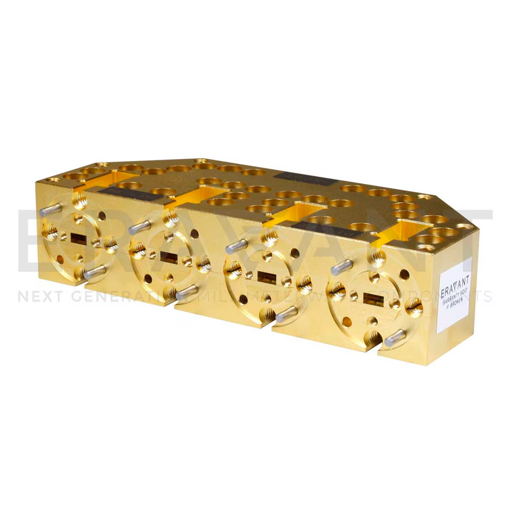Eravant, Sage mmwave, 4-Way In-line Power Divider 60 to 90 GHz, SWP-60390304-12