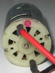 2 X 6V DC High Speed Electric Motor with 12 Tooth Pinion Gear / Wires – 13000RPM