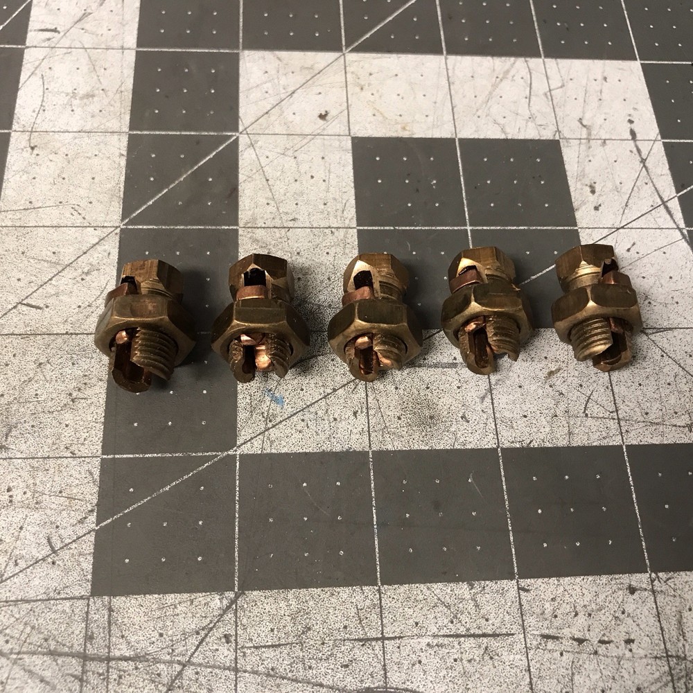 Split-Bolt Copper Connectors, 6H DB BKS 8-6 SOL, 4-10(Lot Of 5)(LB68S)