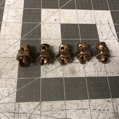 Split-Bolt Copper Connectors, 6H DB BKS 8-6 SOL, 4-10(Lot Of 5)(LB68S)