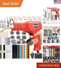 Upgraded 220W Plastic Welder, 2 in 1 Plastic Welding Kit Plastic Repair Welde…