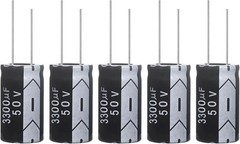 220uF 16V 6x12mm Electrolytic Capacitor 220 UF MFD 16 Volt 0.24×0.47in Aluminum