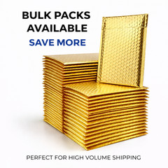 Poly Bubble Mailers Metallic Colors Any Size Padded Shipping Bags