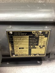 Baldor 1DXM7014T, 1 HP, 3ph, 1765 RPM Explosion Proof Motor #100H69FML