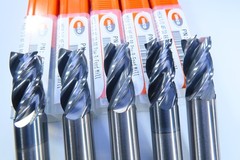 LOT ( 5 PCS ) IMCO 1/2″ POW-R-FEED SQUARE CORNER CARBIDE 67213 CNC END MILLS