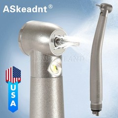 NSK Style Dental LED E-generator Fiber Optic 4 Spray Handpiece 4H Standard Head