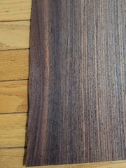 2 pieces East Indian rosewood veneer 6 1/2″ x 19 1/2″ each raw wood cracks +1pc