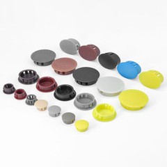 Multicolor Plastic Nylon Round Snap-on Hole Plugs Blanking End Caps Dia 5mm-60mm
