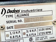 Dedoes Alliance Paint Shaker Explosion Proof Motor & Drive 1/2 HP 25:1 DEX1702