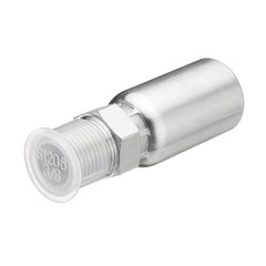 12Pack 3/8″ I.D. Hose x 3/8″ NPTF Male Hydraulic Hose End Swivel Crimp Fitting