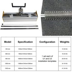 60″ Conveyor Belt Belt Lacing Tool For Clipper Roller Lacer Wire Hook+Templates