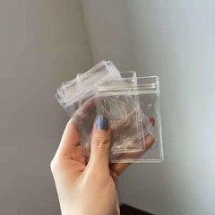 Small Plastic Bags, 100 Pcs Mini Baggies, Clear 5X7 cm, Transparent