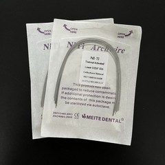 20Packs Dental Orthodontic Thermal Activated Niti Arch Wires Rectangular Natural
