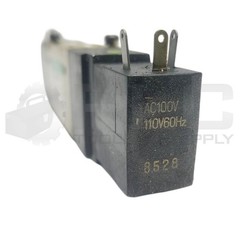 CKD 4KA220-L SOLENOID VALVE w/ (2) AC100V 110V60hz 8528 COIL