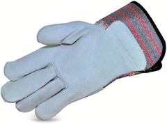 G & F 5015 Regular Cowhide Leather Palm Work Gloves For Driving And Construction