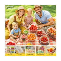 52 PCS Food Storage Containers with Lids Airtight (26 Lids & 26… FAST USA SHIP