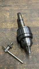 Jacobs 18N Ball Bearing Super Chuck with 4MT Shank Lathe Mill No. 4 Morse Taper