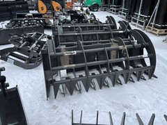 CID 78 inch skid steer root rake grapple HD. Case Bobcat Gehl Caterpillar