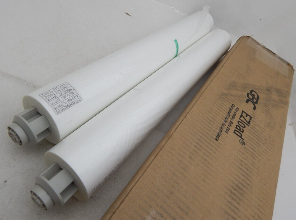 GBC EZLOAD FILM LAMINATION ROLL ITEM # 3000004EZ 1.5 ml. 25” X 500′ ~ LOT OF 2