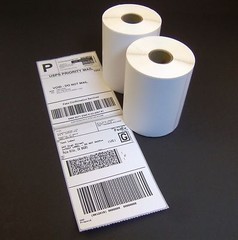 20 Rolls 4×6 Direct Thermal Shipping Labels – 250/roll – Zebra 2844 ZP450 Eltron