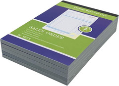 20 Pack Large Sales Order Book Receipt Invoice Duplicate Carbon Copy 50 Sets 5.5