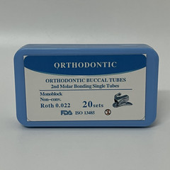 20Sets Dental Orthodontic Bondable Buccal Tubes 2nd Roth .022 Molar Tubes U1L1