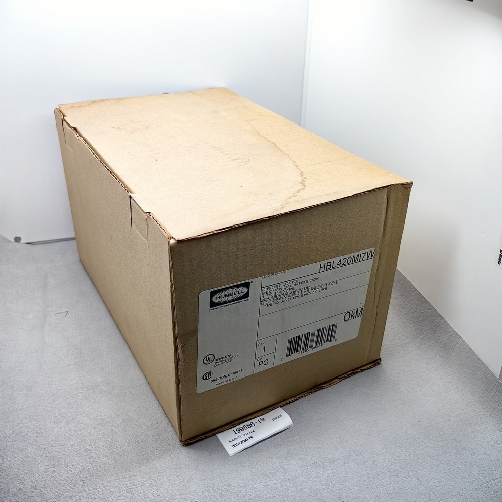 Hubbell Mechanical Interlock Device HBL420MI7W #NJ