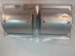 TWIN TOILET PAPER HOLDER, COMMERCIAL, IN-WALL RECESSED – POLISHED CHROME