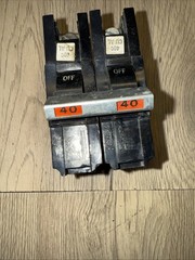 FEDERAL PACIFIC FPE NA240 STAB-LOK CIRCUIT BREAKER 40 AMP 2-POLE 120/240 VAC