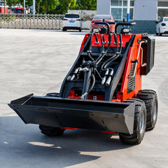 13.5HP Mini Skid Steer Loader Stand-On Loader RATO Gas Engine Bucket Free Ship
