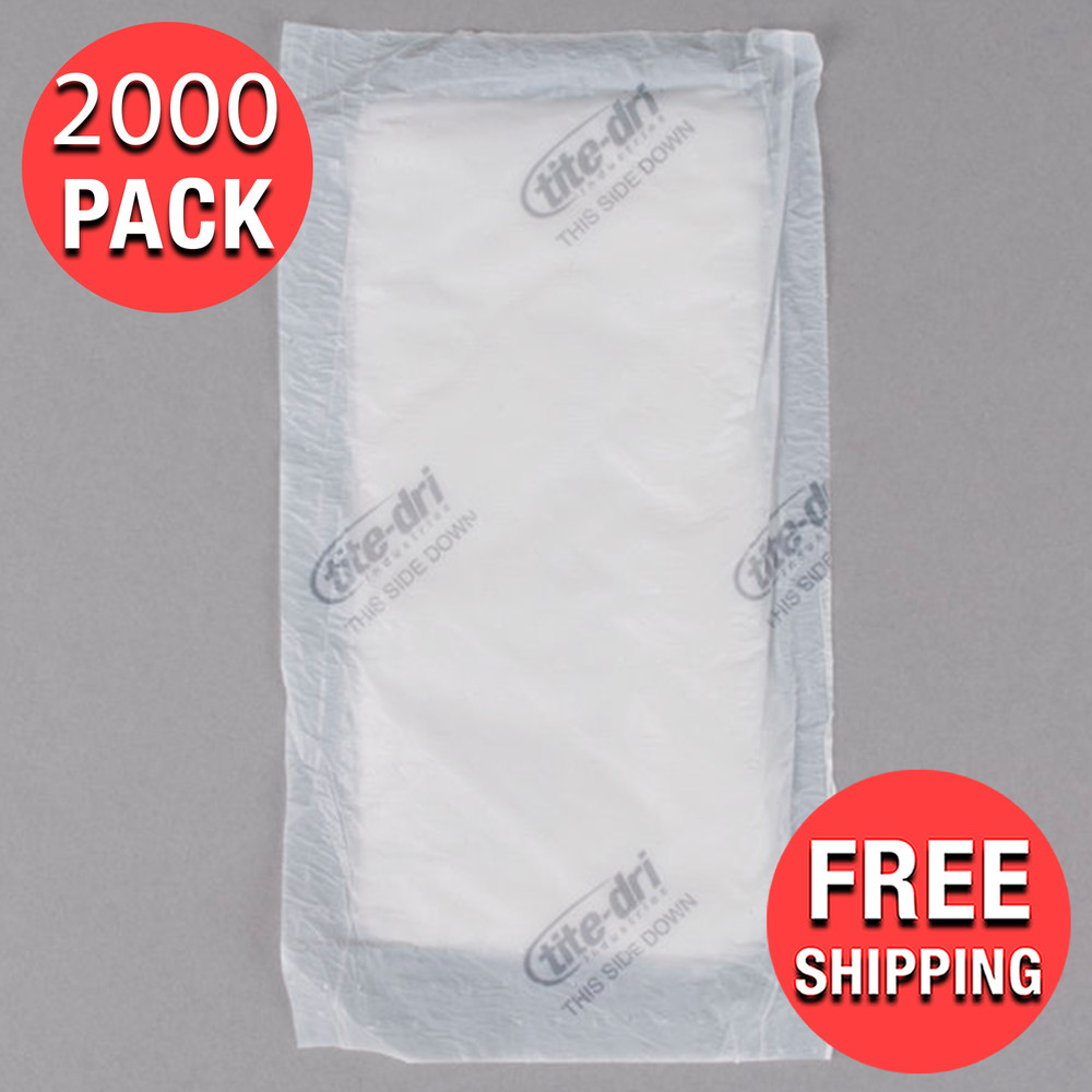 (2000-Pack) 50 Grams 4″ x 7″ White Absorbent Meat Pad Fish Poultry Pads Display