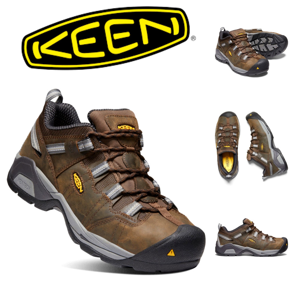 KEEN Utility Detroit XT ESD Work Shoe Steel Toe Mens 16 D Cascade Brown NEW $170