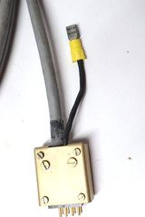 Alcatel CFF 450 Turbo Vacuum Pump Controller Connecting Cable Metal Connectors