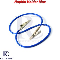 Dental Bib Clips Flexible Silicone Chain Baby Patient Napkin Holder Clip Tools