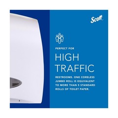 Kimberly-Clark Scott Jumbo Roll (JRT) Coreless Toilet Paper Dispenser (09603)…