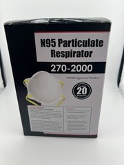Safety Gear by PIP N95 Particulate Respirator Face Mask (270-2000) Box of 20