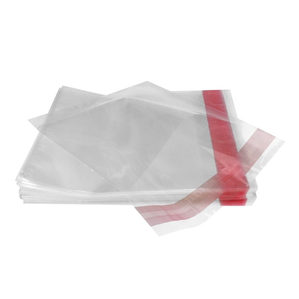 UOFFICE Clear Resealable Cellophane Bags, 5.1″ x 5.1″ 1.2 Mil