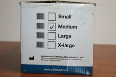 Nitrile Powder Free Gloves Size Medium 1 Case/ 10 Boxes/ 1000 Gloves