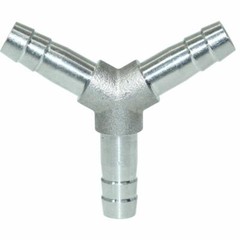 Stainless Steel 3/8″ Hose Barb 3 Way Y Shaped Union Home Brew Fitting